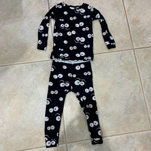 Baby GAP spooky eye pajamas